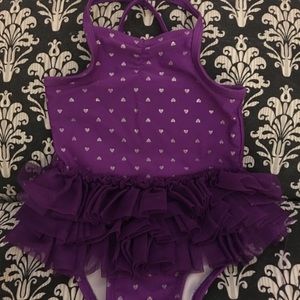 *SOLD*Sweet purple ballerina baby baiting suit